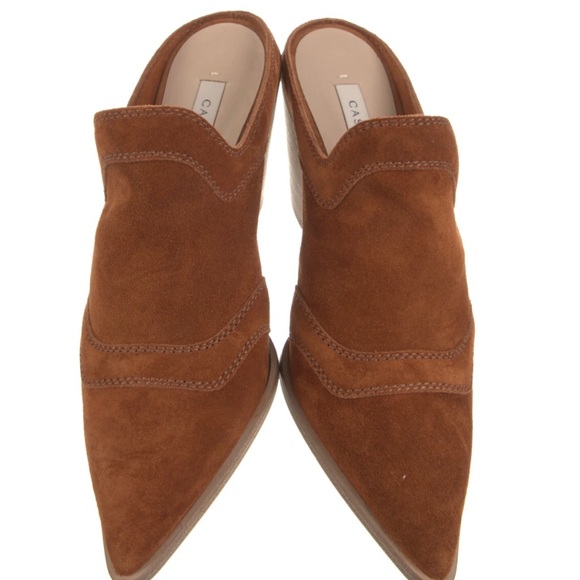 CASADEI Suede Mules Size 6 - Picture 3 of 5